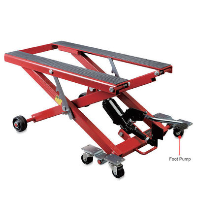1100LB Moto ATV Lift: Hydraulic, 40CM Lift, 67x35cm Platform for Garage/Shop/Camp
