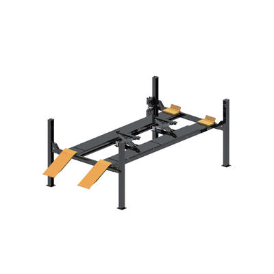 5454kg Four-Post Lift: 1965mm Height, Air-Lock+Louvered Ramps for Truck/SUV Repair