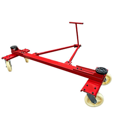 3000KG Auto Wheel Dolly with Push-Pull Towing Handle and Adjustable Length for Vehicle Positioning