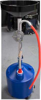 Adjustable Aluminum Pump 18 Gallon Upright Portable Oil Drain