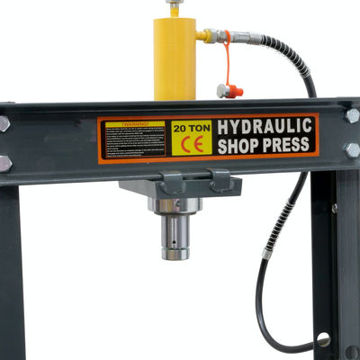 Cylindre industriel 20 hydrauliques Ton Shop Press With Gauge de course de 120mm