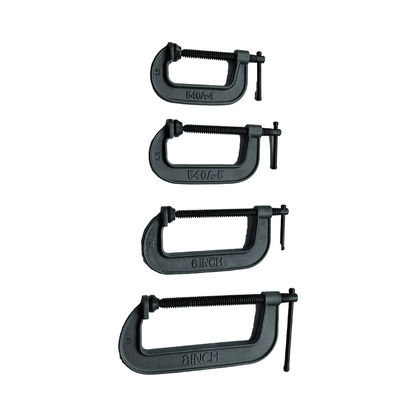 540 Series Ductile Iron C-Clamps – For Woodworking/DIY, Heavy-Duty, Anti-Corrosion