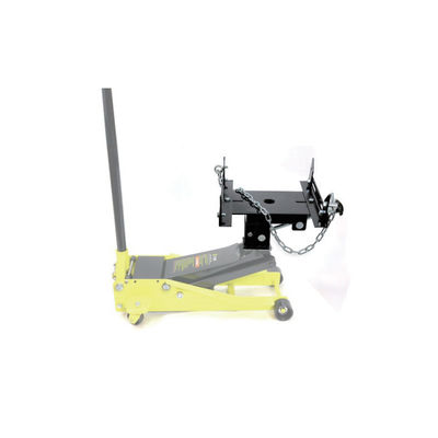 Adaptateur 0,5T : Convertit le cric de sol en cric de transmission, chaîne de sécurité pour la réparation de voitures/camions